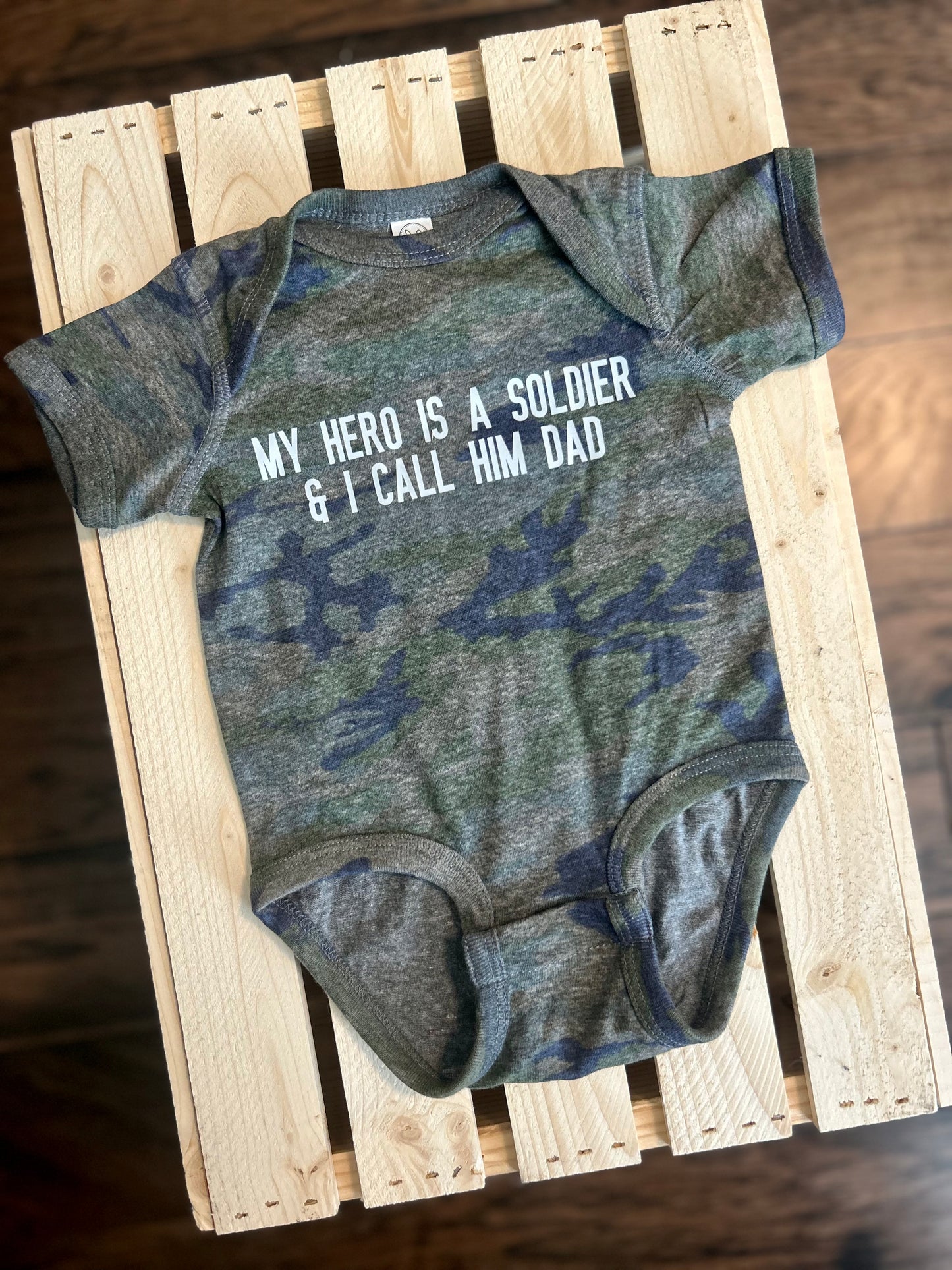 💚 My Hero is a Solider & I Call Him Dad - Military
