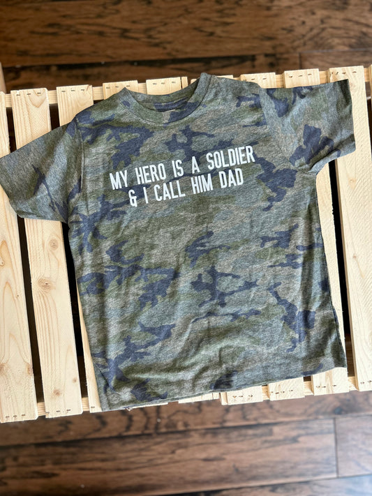 💚 My Hero is a Solider & I Call Him Dad - Military